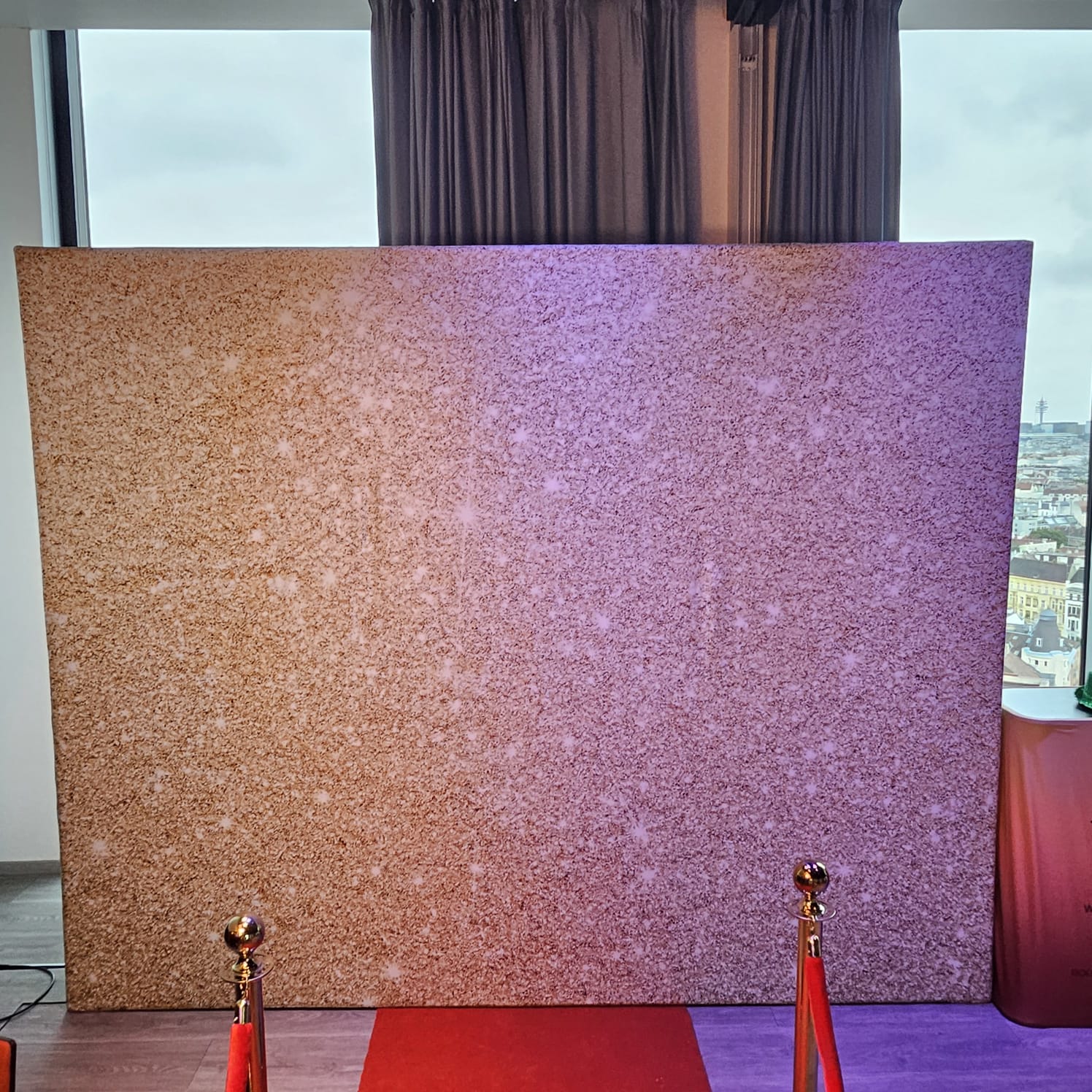 Foto-Wand Golden Magic Mirror Backdrop