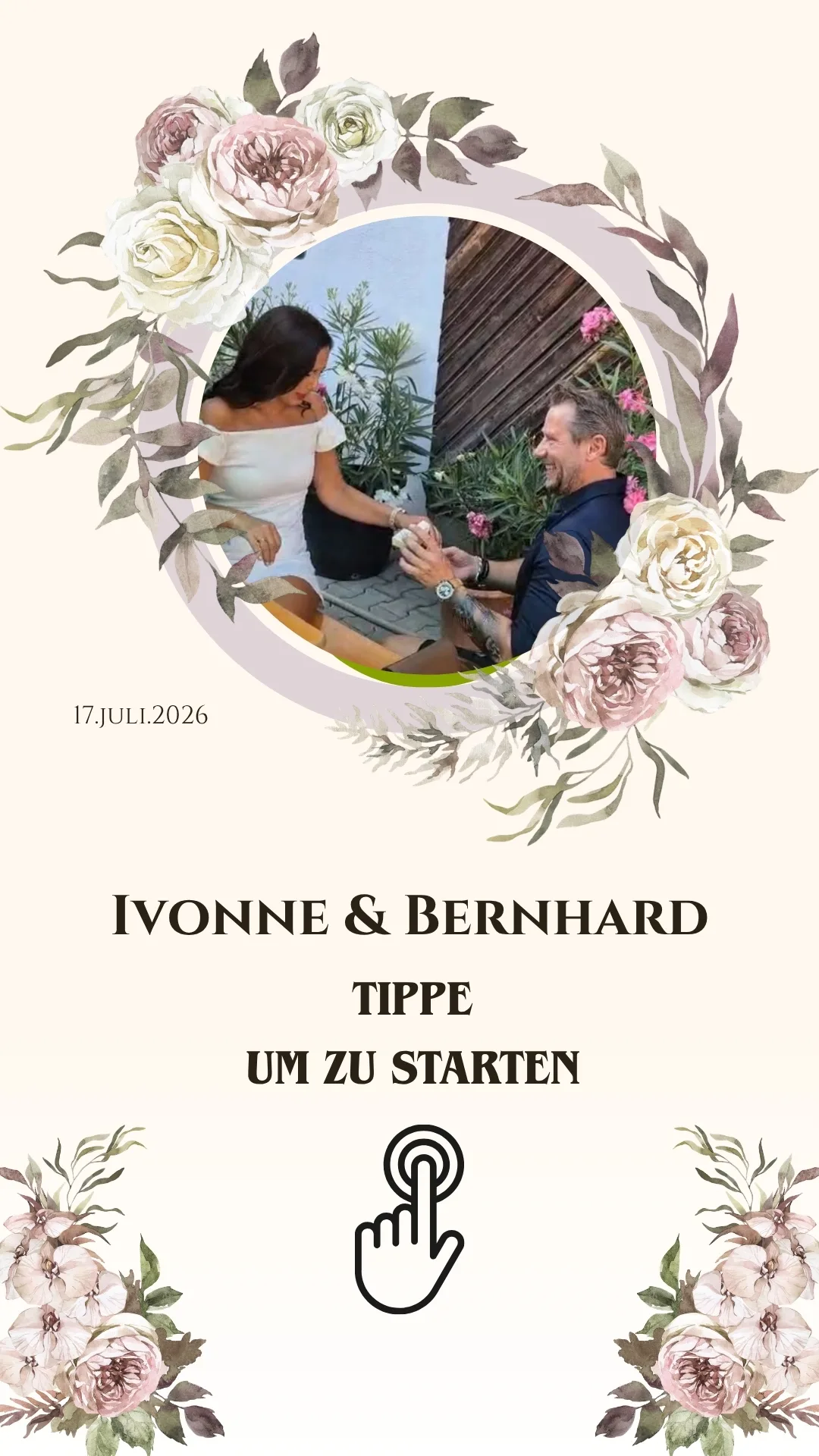 Personalisiertes Hochzeitslayout – Ivonne & Bernhard